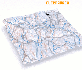 3d view of Cuernavaca