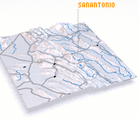 3d view of San Antonio