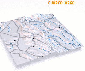 3d view of Charco Largo