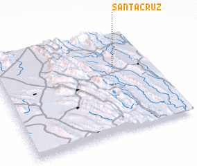 3d view of Santa Cruz