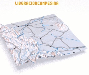 3d view of Liberación Campesina