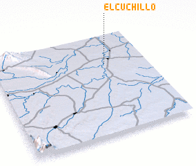 3d view of El Cuchillo