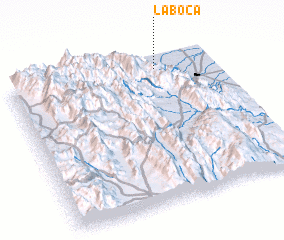 3d view of La Boca