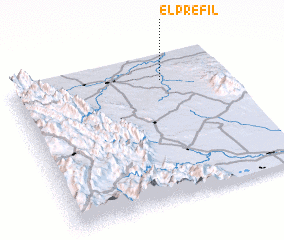 3d view of El Prefil