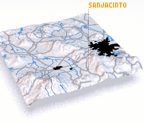 3d view of San Jacinto