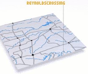 3d view of Reynolds Crossing