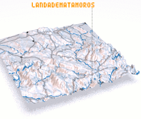 3d view of Landa de Matamoros