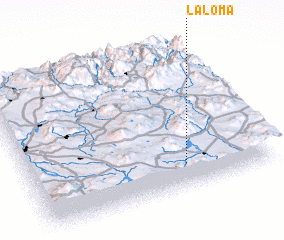 3d view of La Loma