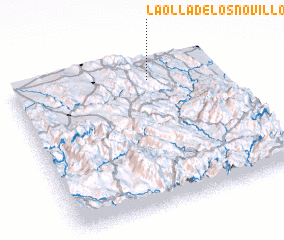 3d view of La Olla de los Novillos