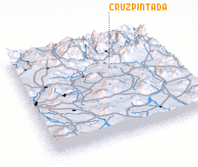 3d view of Cruz Pintada