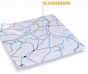 3d view of El Ojo de Agua