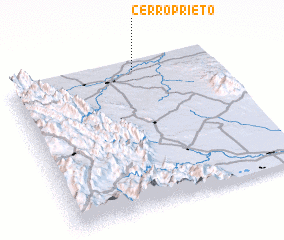 3d view of Cerro Prieto