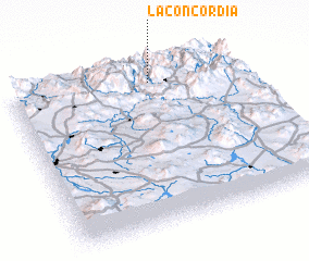 3d view of La Concordia