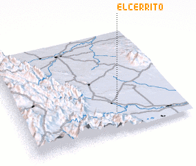 3d view of El Cerrito