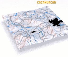 3d view of Cacahuacán