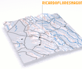 3d view of Ricardo Flores Magón