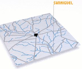 3d view of San Miguel