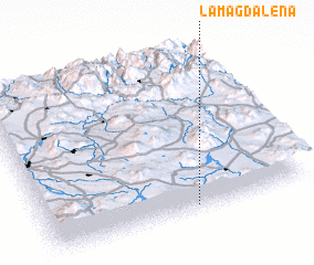 3d view of La Magdalena