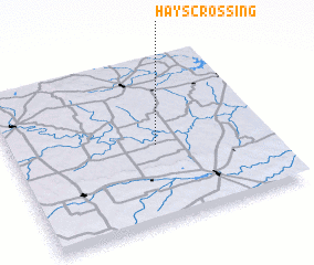 3d view of Hays Crossing