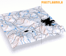 3d view of Piaxtla Amola