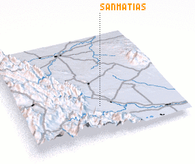 3d view of San Matías