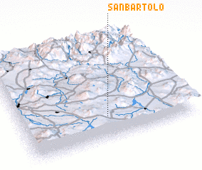 3d view of San Bartolo