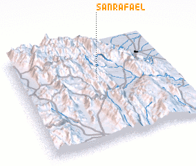 3d view of San Rafael