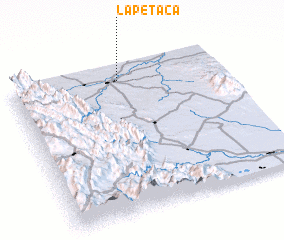 3d view of La Petaca