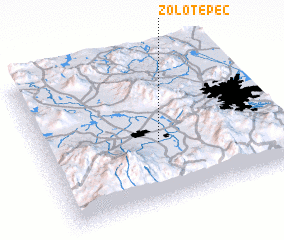 3d view of Zolotepec