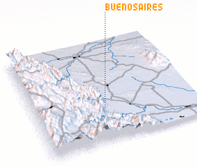 3d view of Buenos Aires