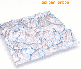 3d view of Agua del Perro