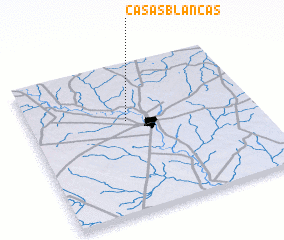 3d view of Casas Blancas