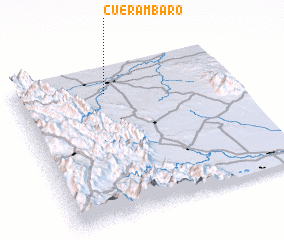 3d view of Cuerámbaro