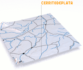 3d view of Cerrito de Plata