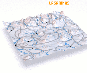 3d view of Las Ánimas