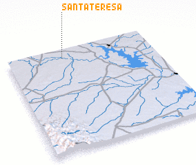 3d view of Santa Teresa