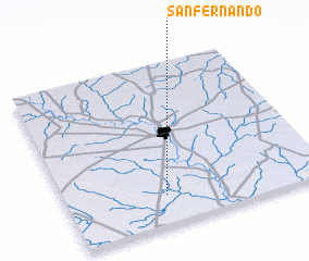 3d view of San Fernando