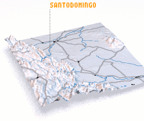 3d view of Santo Domingo