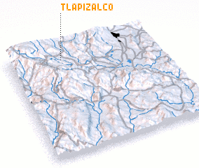 3d view of Tlapizalco