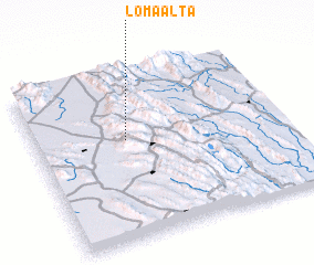 3d view of Loma Alta