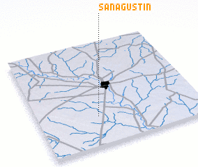 3d view of San Agustín