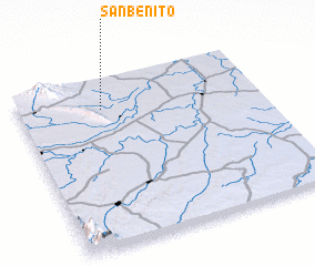 3d view of San Benito