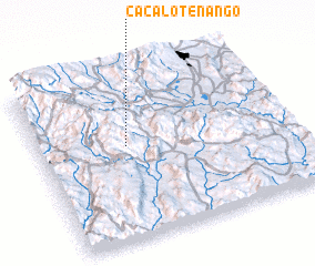 3d view of Cacalotenango