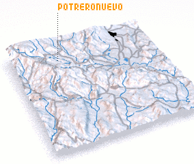 3d view of Potrero Nuevo