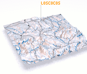 3d view of Los Cocos