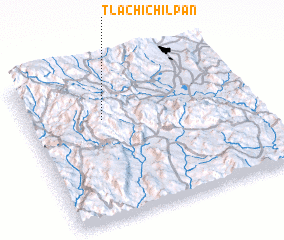 3d view of Tlachichilpan