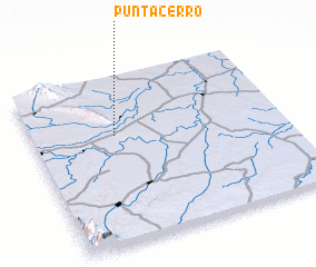 3d view of Punta Cerro