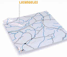 3d view of Los Ángeles