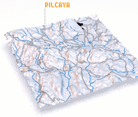 3d view of Pilcaya