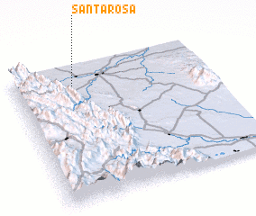 3d view of Santa Rosa